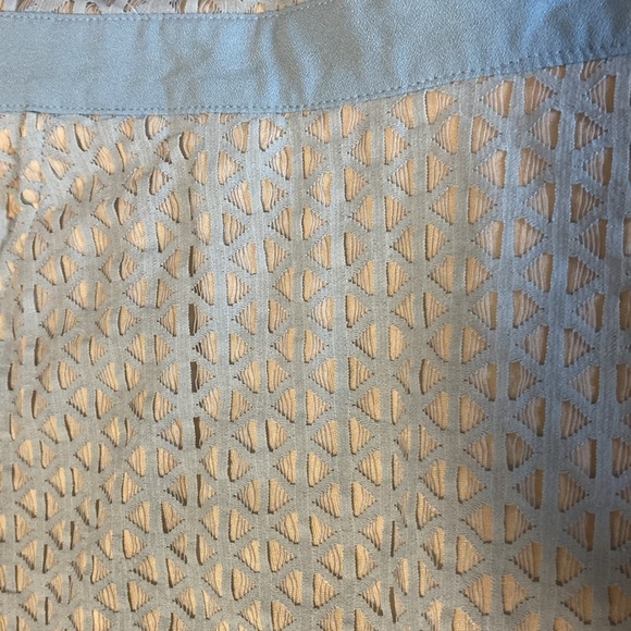 Missguided blue laser cut deep V neck romper size small - Picture 3 of 6